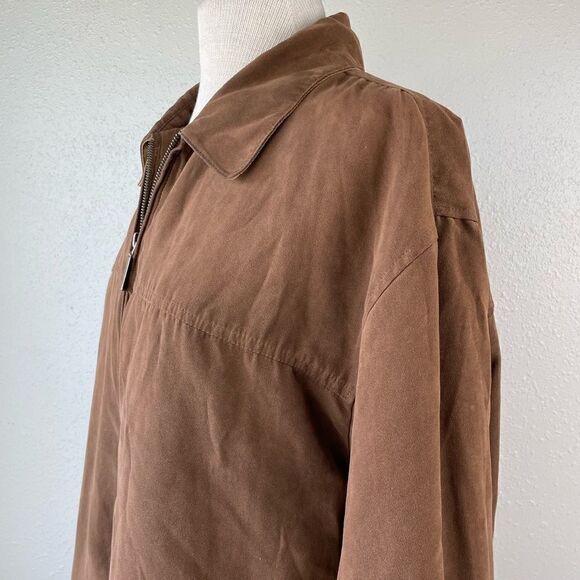 Weatherproof Brown Full Zip Jacket Size L EUC - Picture 4 of 10